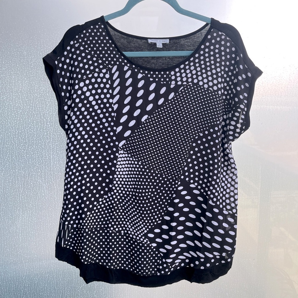 Floral & Ivy |  Polkadot Top